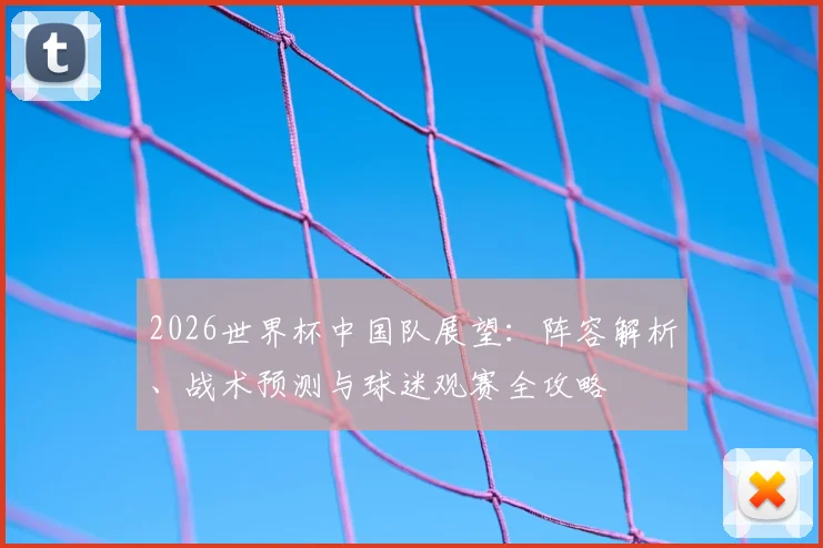 2026世界杯中国队展望：阵容解析、战术预测与球迷观赛全攻略